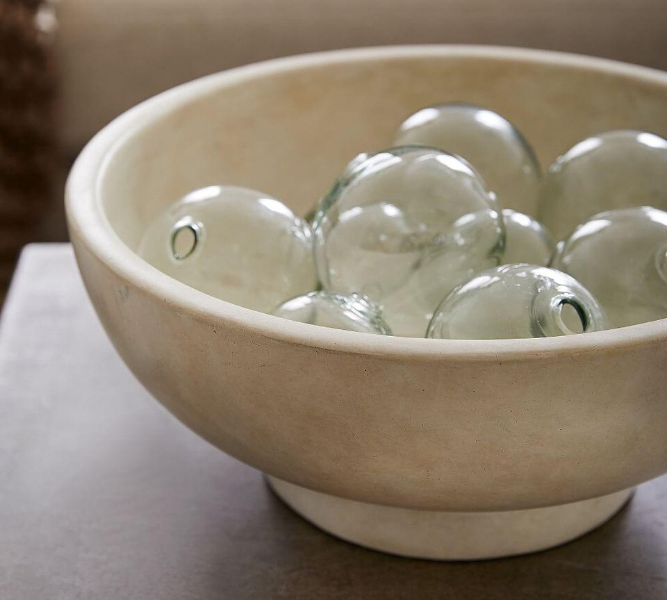 Decorative Recycled Glass Balls Pottery Barn Australia